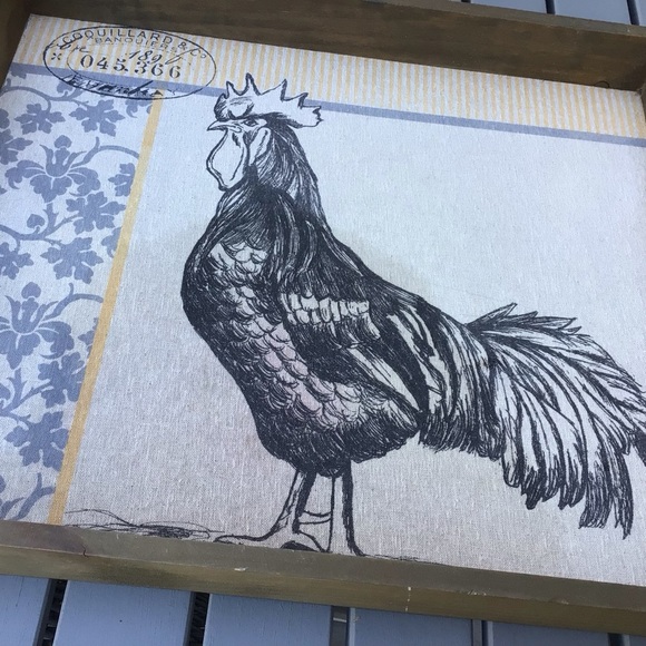 Wood serving tray - Picture 2 of 8